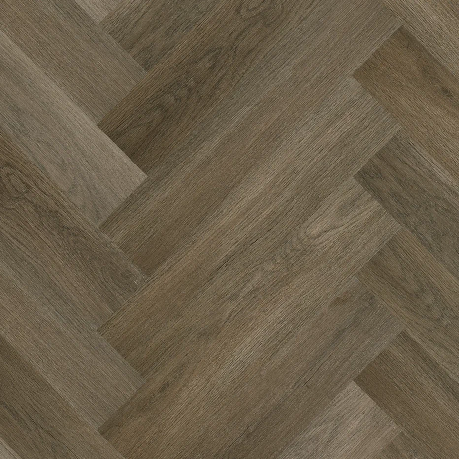 Кварцвиниловый SPC ламинат Home Expert Parquet Дуб Шоколадный 33-3011 венгерская елка 615×123×3,5